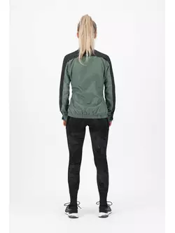 Rogelli women's running jacket SNAKE, Khaki, ROG351111