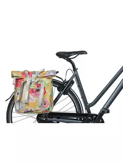 BASIL Bicycle bag BLOOM FIELD SHOPPER, 15-20L, honey yellow 18150