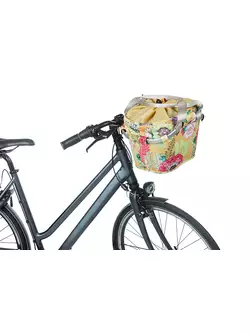 BASIL Bicycle basket for the handlebar BLOOM FIELD CARRY ALL BASKET, 15L, honey yellow 11290