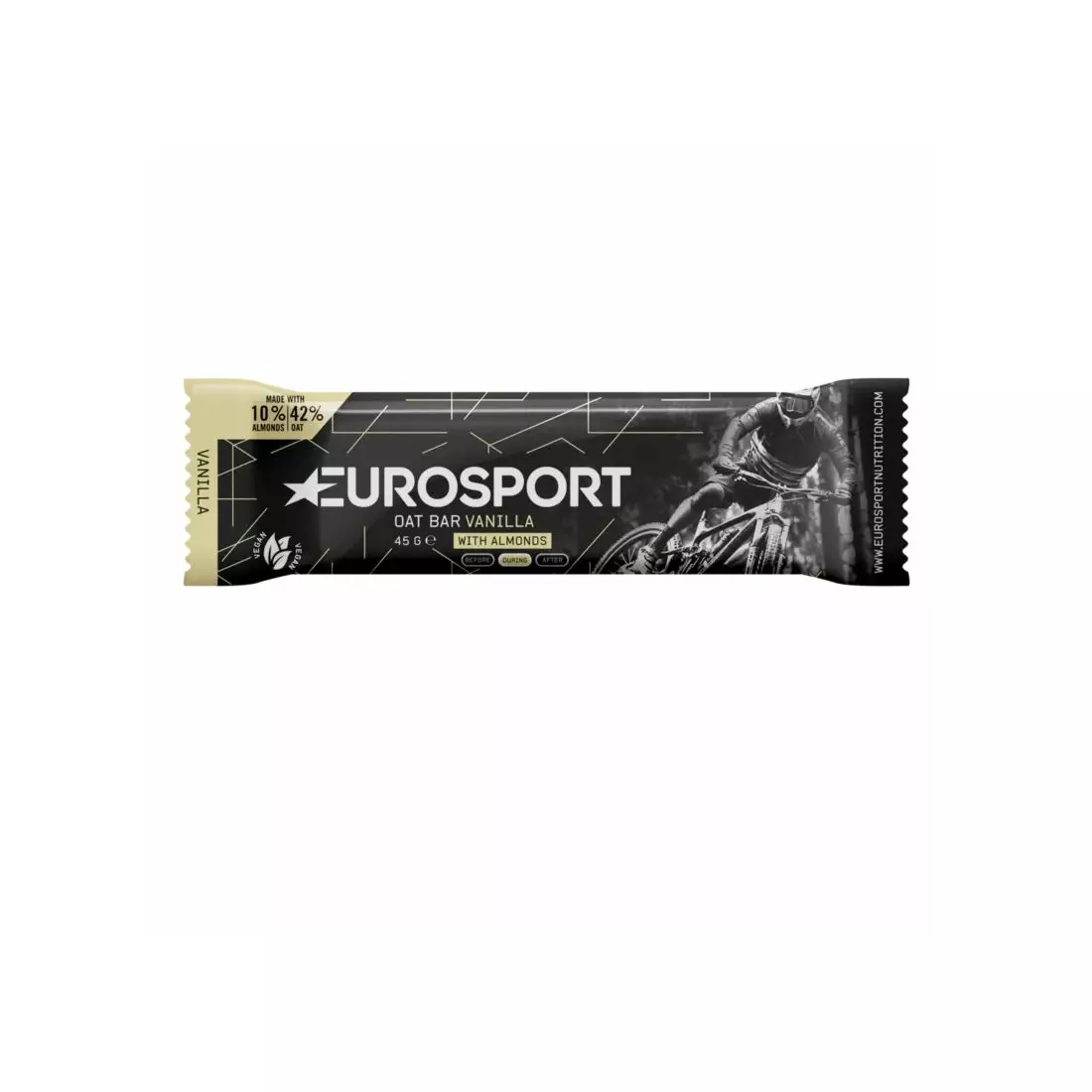 EUROSPORT vanilla oatmeal bar 45g E-0084