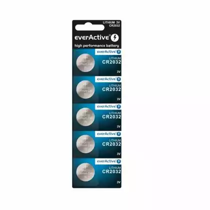 EverActive Batteries CR2032, 5 pieces, EVERCR2032