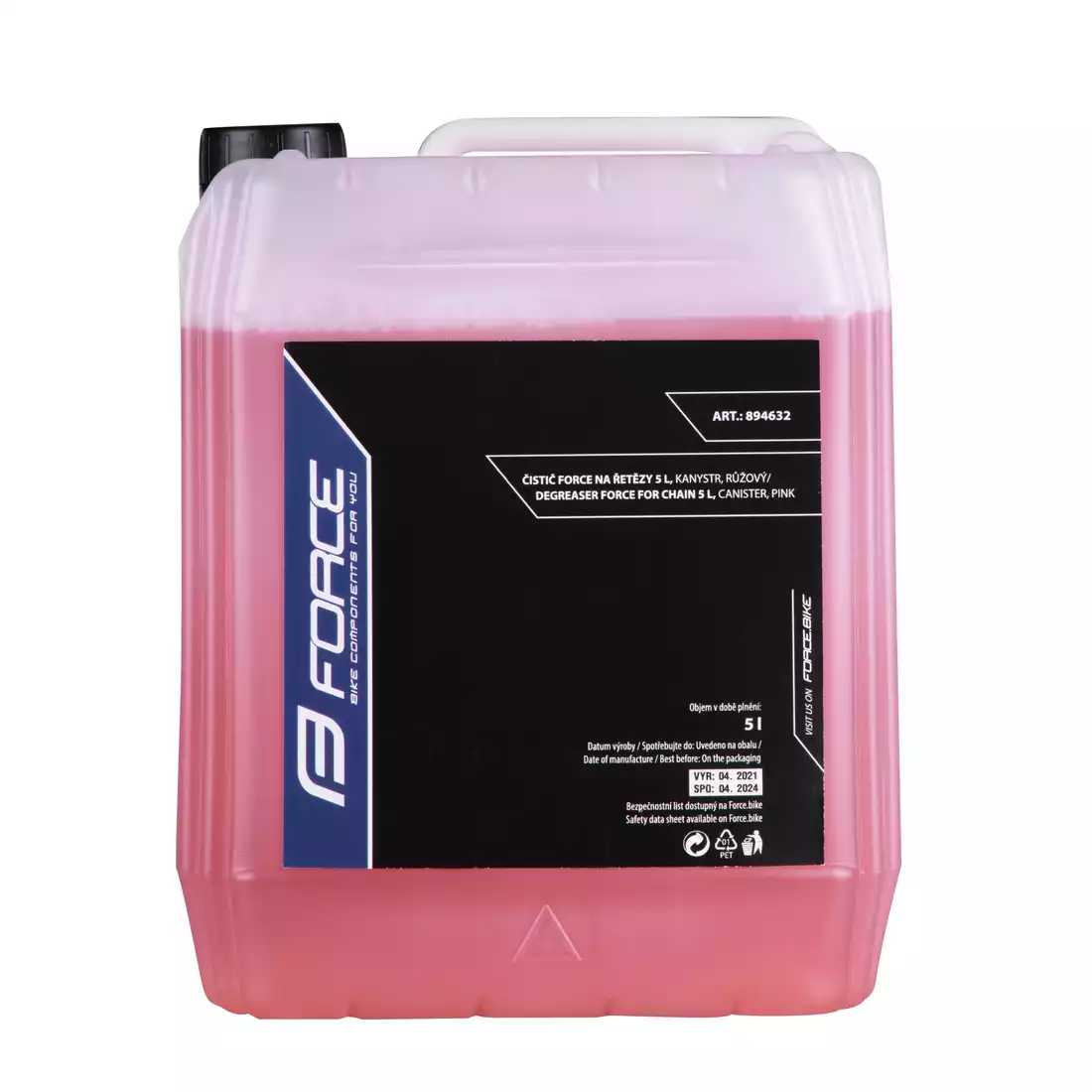 FORCE Bicycle chain degreaser 5 l, pink