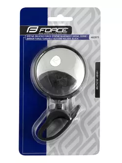 FORCE Bicycle mirror, rotating, black 462975