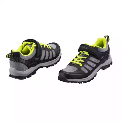FORCE cycling / hiking shoes WALK fluo grey 9403742