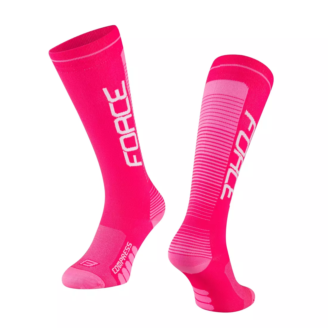 FORCE Compression socks COMPRESS, pink, 9011915