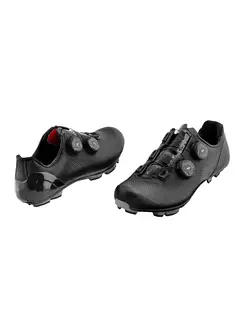 FORCE Cycling shoes MTB WARRIOR CARBON, black 9400739