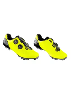 FORCE Cycling shoes MTB WARRIOR CARBON, fluo 9400841