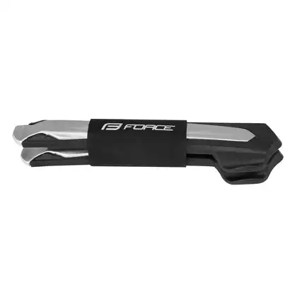 FORCE Bicycle tire levers, silver-black