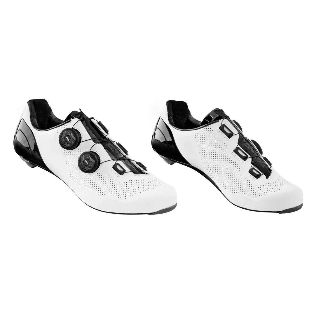 FORCE Road cycling shoes ROAD WARRIOR CARBON, White 9401342