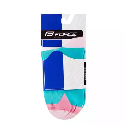 FORCE Sports socks STREAK blue/pink 9009133