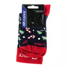 FORCE Sports socks X-MAS red/black 9009149