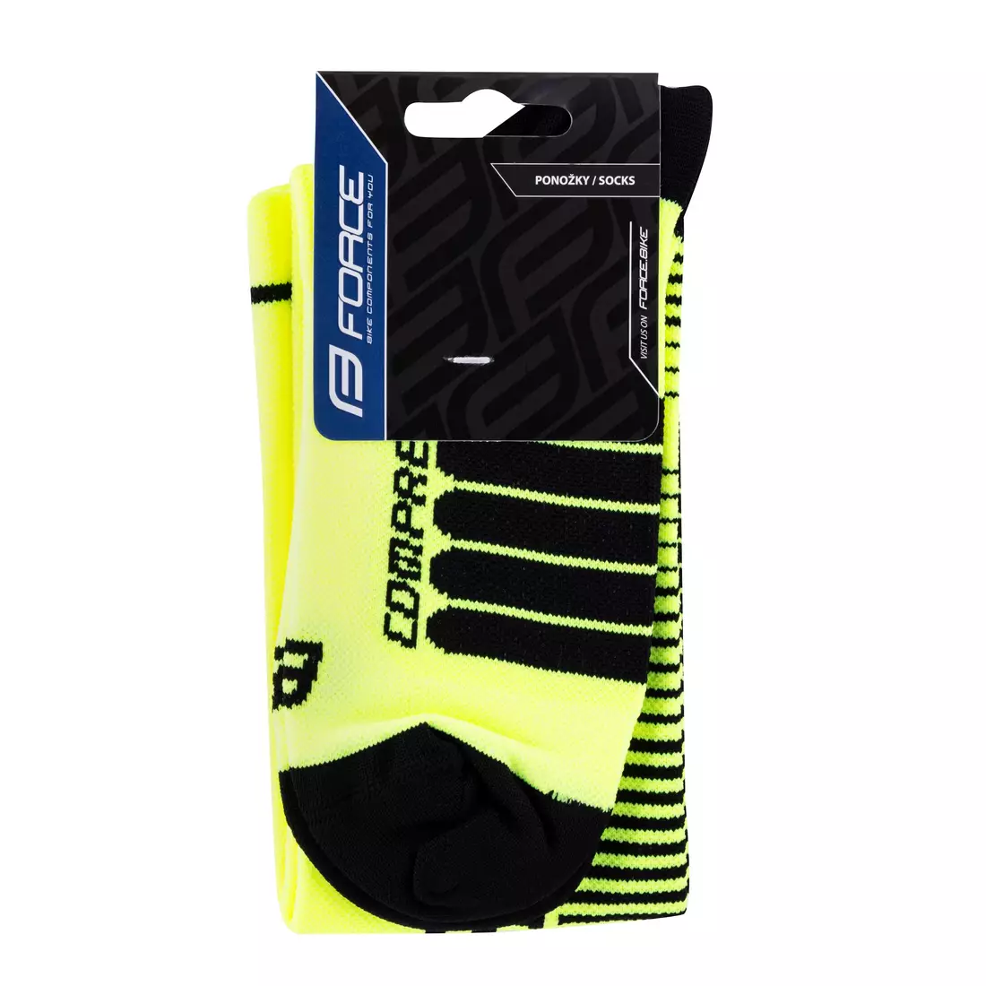 FORCE compression socks COMPRESS fluo 9011901
