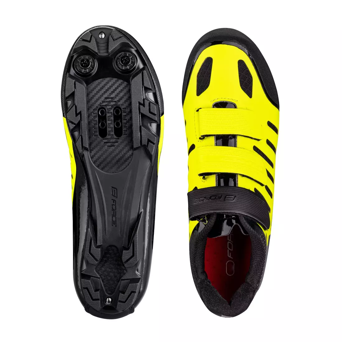 FORCE cycling shoes MTB TEMPO, fluo-black 36 9405736