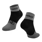 FORCE cycling socks ONE black/grey 900862