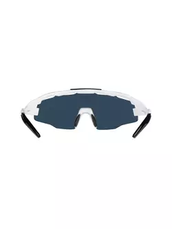 FORCE cycling / sports glasses EVEREST, black and white, 910912