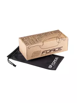 FORCE cycling / sports glasses EVEREST, black and white, 910913
