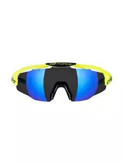 FORCE cycling / sports glasses EVEREST, fluo, 910901