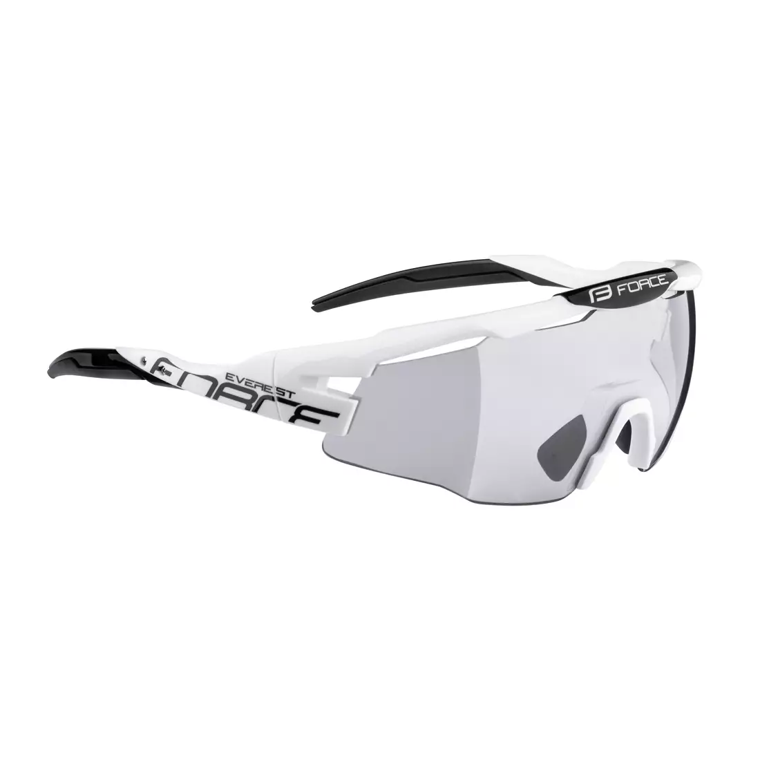 FORCE cycling / sports glasses EVEREST photochromic, black and white, 910915