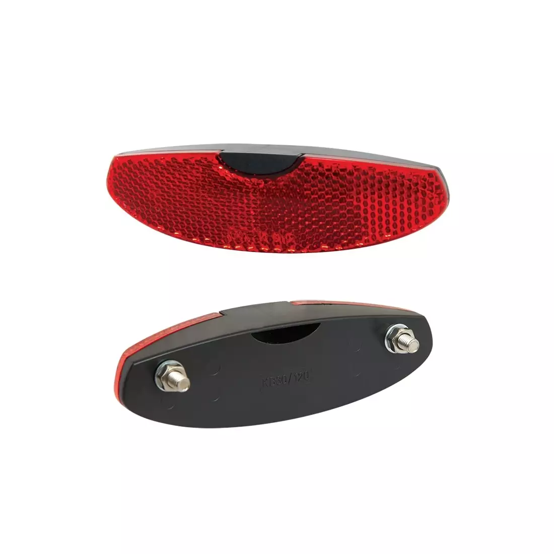 FORCE rear reflector for luggage racks 110 x 30 mm red 46327