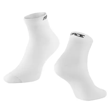FORCE socks MID, white 90090107