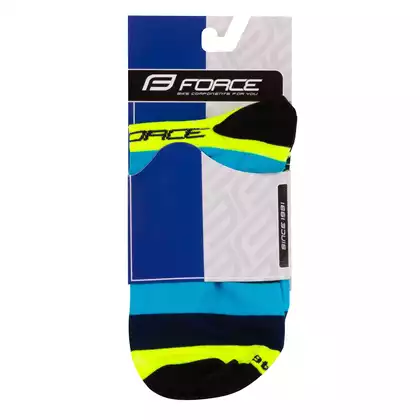 FORCE cycling socks CYCLE, yellow 9009080