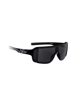 FORCE women's / youth sunglasses CHIC, black and white, black lenses 90961
