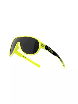 FORCE women / youth sunglasses ROSIE, fluo-black, black lenses 90966