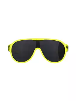 FORCE women / youth sunglasses ROSIE, fluo-black, black lenses 90966