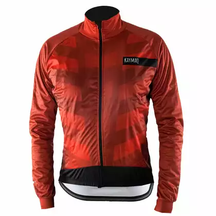 KAYMAQ JWS-001 Softshell men's winter bike jacket red 