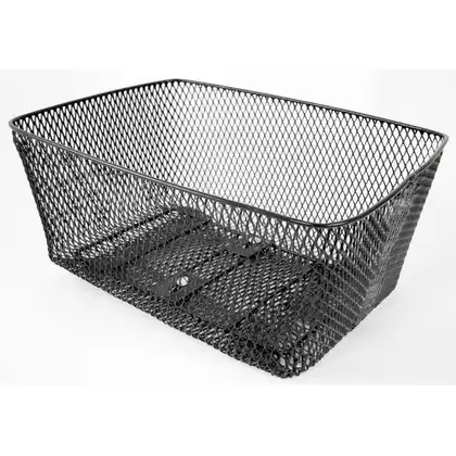 METS mesh bicycle basket, bolted to the carrier BP-3