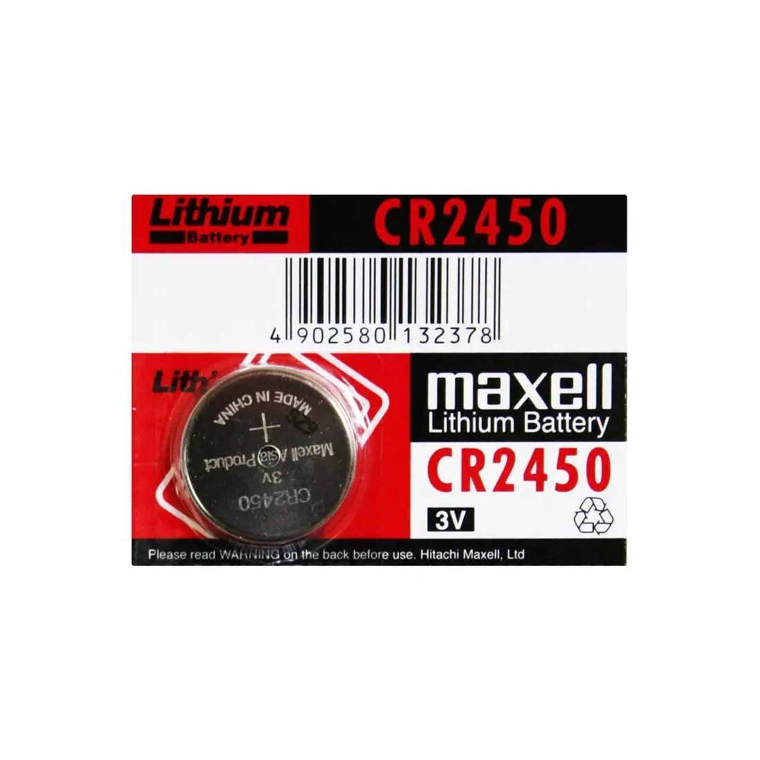 Maxell Battery CR2450, MAX2450