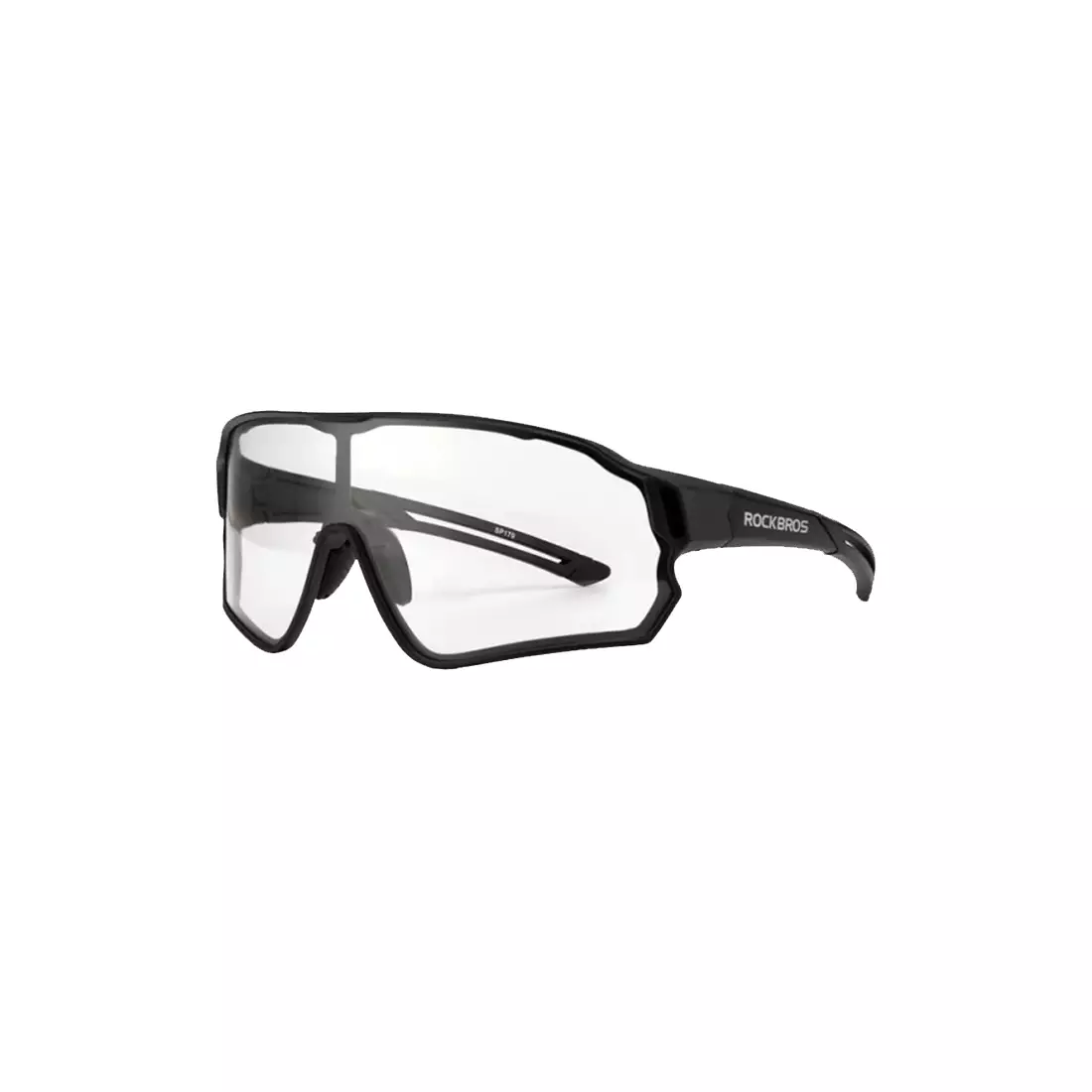 Rockbros 10139 bicycle / sports glasses with photochrome black