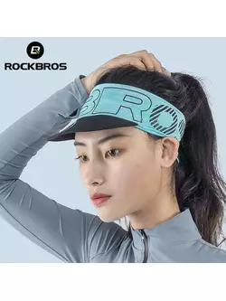 Rockbros sports headband with a visor, blue LF7628-3
