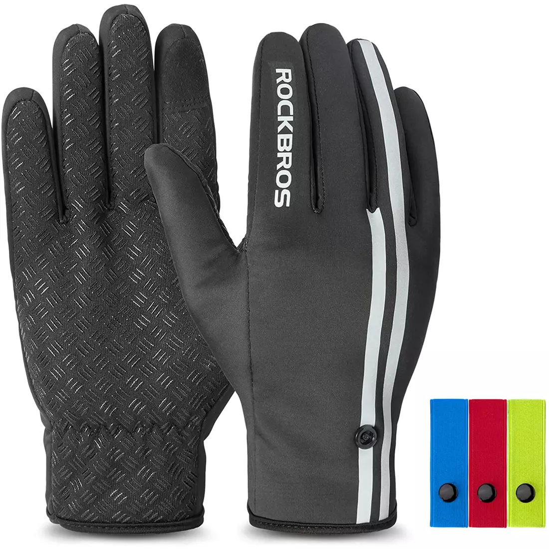 Rockbros winter cycling gloves, black 16410777005-S077-7