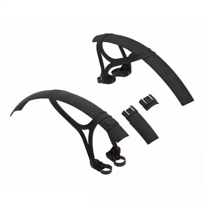 ZEFAL SHIELD R35 SET Set of bicycle fenders, black
