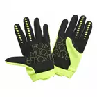 100% GEOMATIC men's cycling gloves, yellow