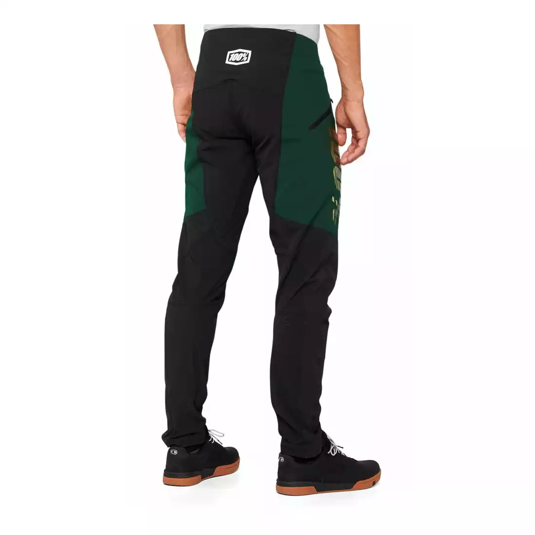 100% R-CORE X Men's cycling pants Limited Edition, green-black