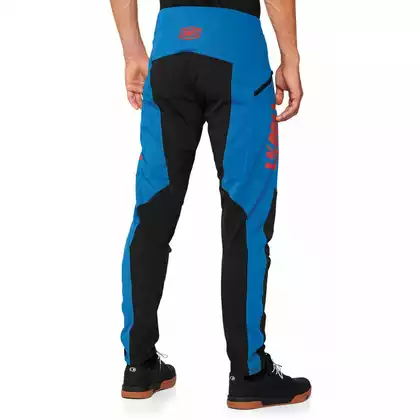 100% R-CORE X Men's cycling pants, blue-black