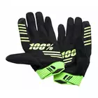 100% R-CORE men's cycling gloves, black-lime