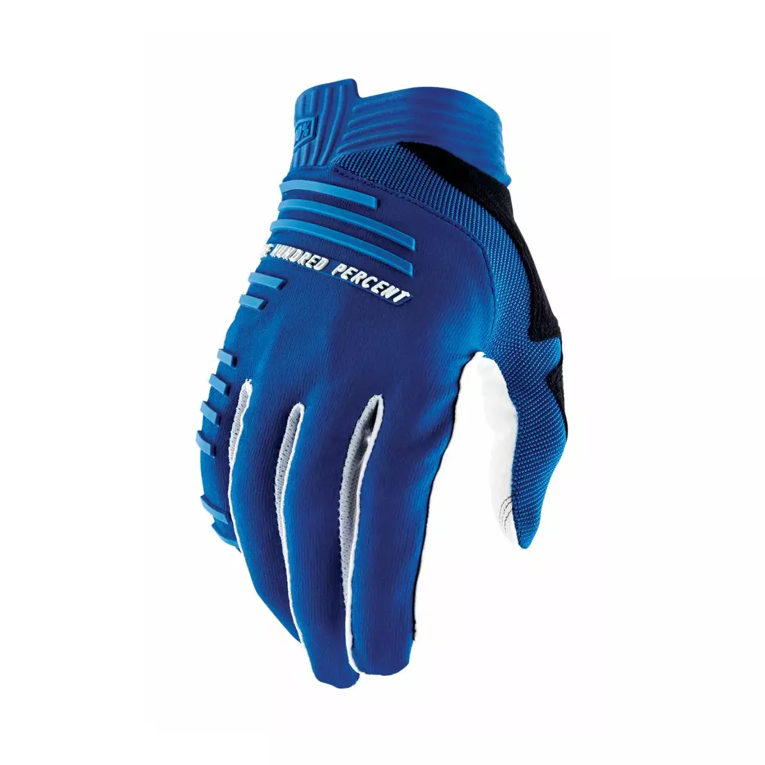 100% R-CORE men's cycling gloves, blue