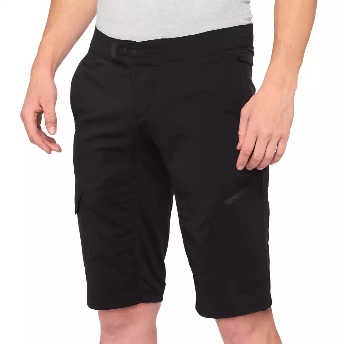 100% RIDECAMP Men's cycling shorts, black