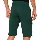 100% RIDECAMP Men's cycling shorts, green