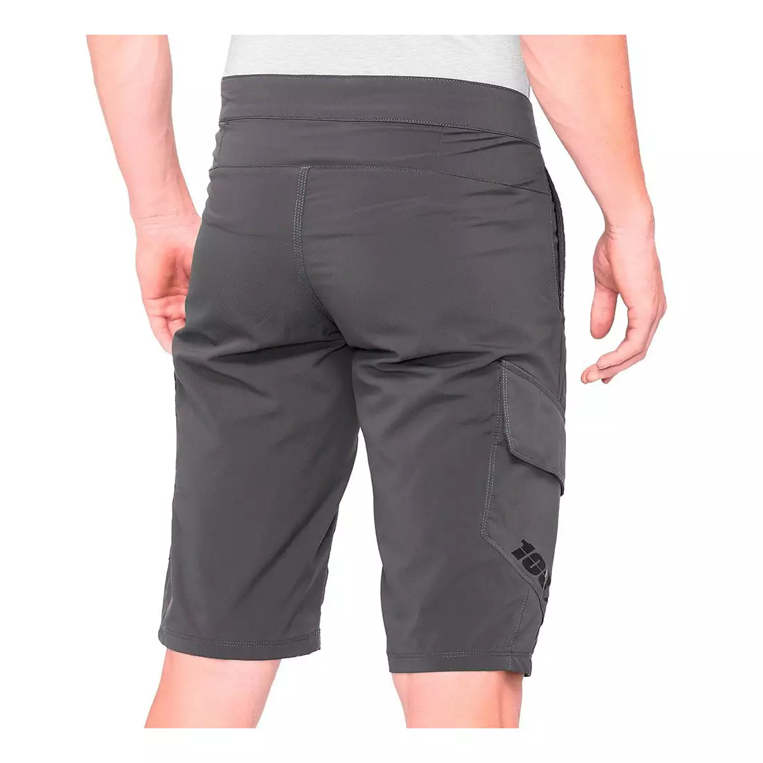 100% RIDECAMP Men's cycling shorts, grey