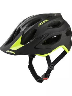 ALPINA CARAPAX 2.0 Bicycle helmet Enduro, black and yellow 
