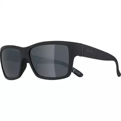 ALPINA Sports glasses KACEY ALL BLACK MATT-BLUE MIRROR BLACK Cat.3, A8523339