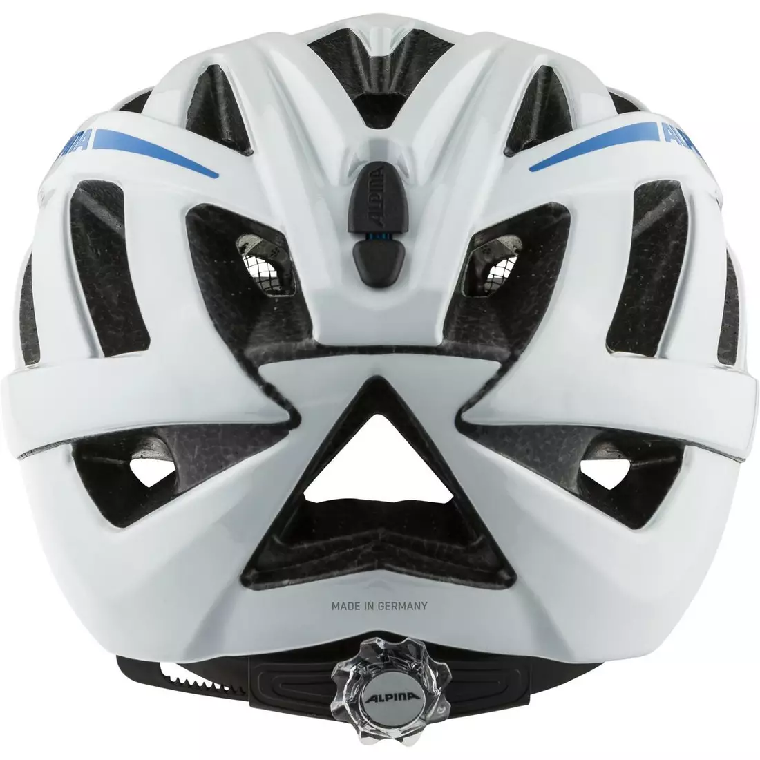 ALPINA PANOMA 2.0 Bicycle helmet, white-blue gloss