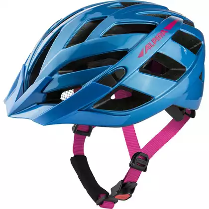 ALPINA PANOMA 2.0 Bicycle helmet, blue-pink gloss