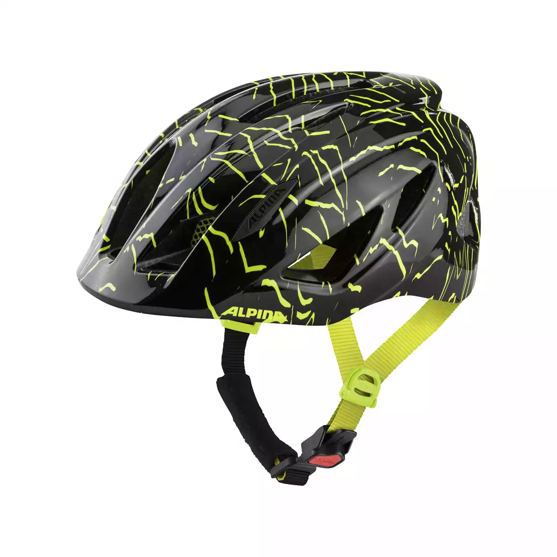 ALPINA PICO Bicycle helmet, children, black and yellow