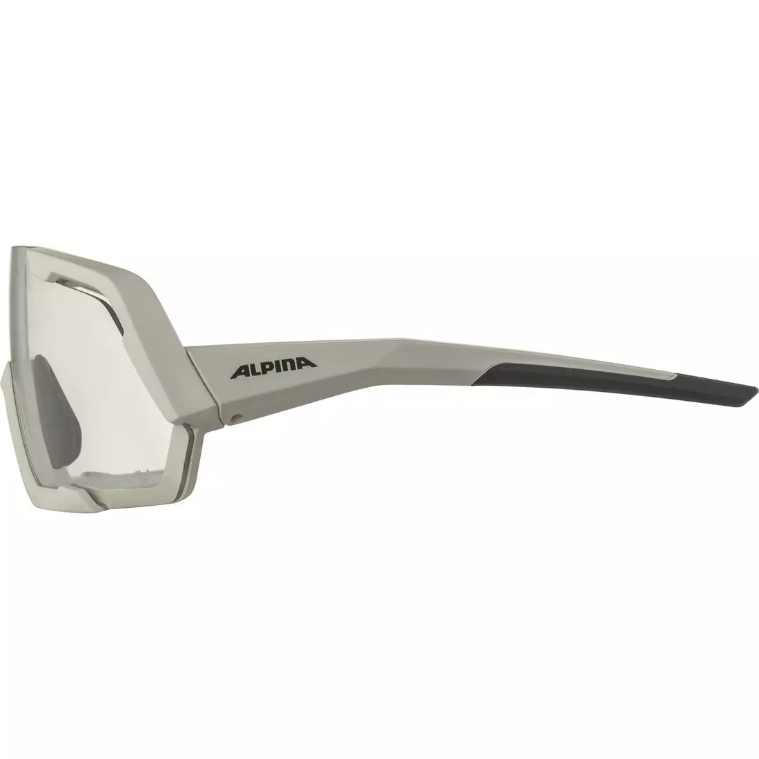 ALPINA ROCKET V Photochromic sports glasses COOL-GREY MATT MIRROR CLEAR