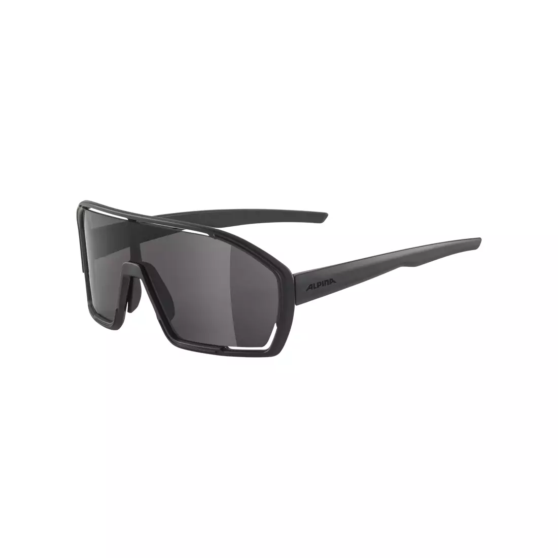 ALPINA Sports glasses BONFIRE BLACK MATT - MIRROR BLACK, A8687431